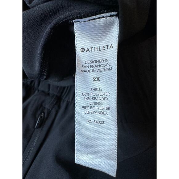 Athleta Hustle Black Athletic Shorts size 2X - Picture 9 of 12
